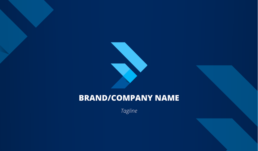 Classic Blue Business Card