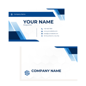 Executive Blue Business Card