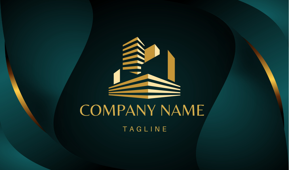 Royal Business Card in Emerald Green-1